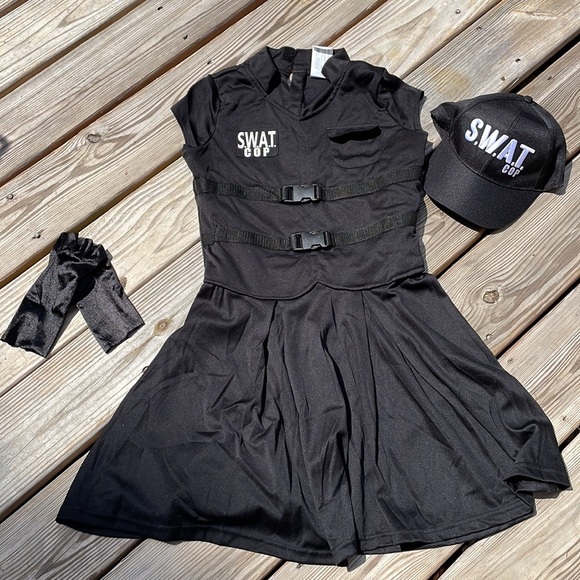 KIDS S.W.A.T. Cop Costume - Picture 2 of 14